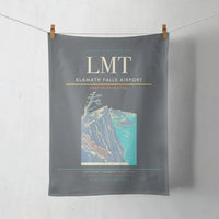 Thumbnail for Klamath Falls Airport (LMT) design on gray towel