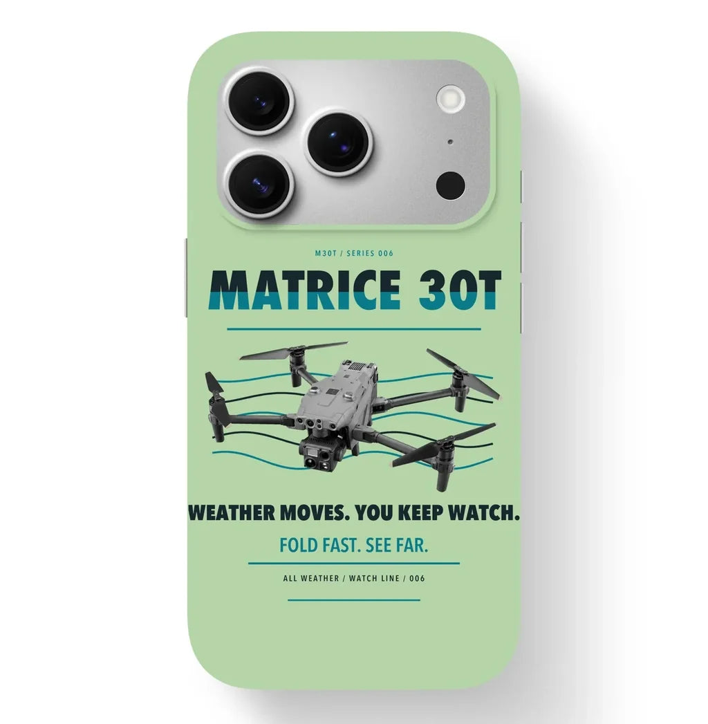 DJI Matrice 30T Case design on light green iphone case