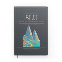 Thumbnail for George F. L. Charles Airport (SLU) design on gray notebook