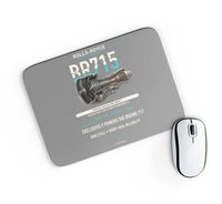 Thumbnail for BR715 design on gray rectangle mouse pad