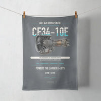 Thumbnail for CF34-10E design on gray towel