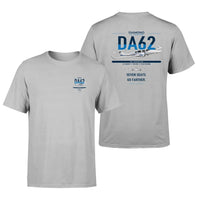 Thumbnail for Diamond DA62 design on light gray t-shirt, double-side print