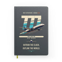 Thumbnail for Boeing 777-200LR design on gray notebook