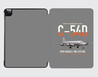 Thumbnail for C-54D Skymaster design on gray ipad tablet case