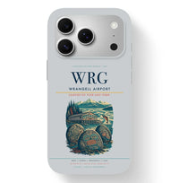 Thumbnail for Wrangell Airport (WRG) design on light gray iPhone 17 Pro MagSafe case