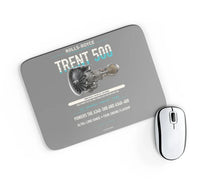 Thumbnail for TRENT 500 design on gray rectangle mouse pad