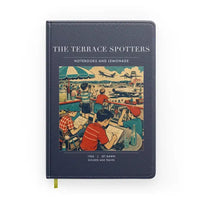 Thumbnail for VINTAGE G4114 - The Terrace Spotters - Designed Notebooks design on navyblue