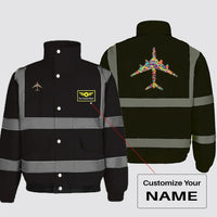 Thumbnail for Colourful Airplane Winter Jacket - view 11