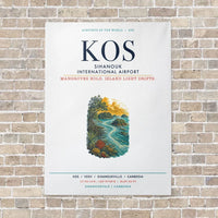 Thumbnail for Sihanouk International Airport KOS vertical canvas print - no frame - white background