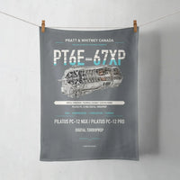 Thumbnail for PT6E-67XP design on gray towel