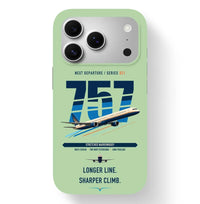 Thumbnail for Boeing 757-300 design on light green magsafe iphone case