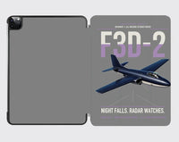 Thumbnail for F3D-2 Skyknight design on gray ipad tablet case