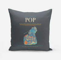 Thumbnail for Gregorio Luperón International Airport (POP) design on gray pillow