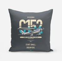 Thumbnail for Cessna 152 design on gray pillow