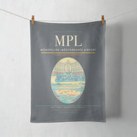 Thumbnail for Montpellier–Méditerranée Airport (MPL) design on gray towel