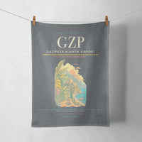 Thumbnail for Gazipasa-Alanya Airport (GZP) design on gray towel