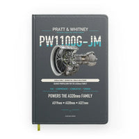 Thumbnail for PW1100G-JM design on gray notebook