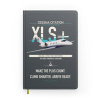Thumbnail for Cessna Citation XLSPlus design on gray notebook