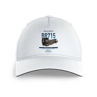 Thumbnail for BR715 design on white printed hat