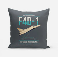 Thumbnail for F4D-1 Skyray design on gray pillow