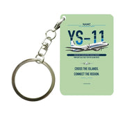 Thumbnail for NAMC YS-11A Key Chain design on light green key chain