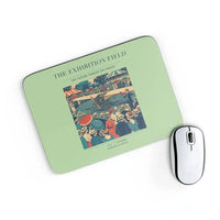 Thumbnail for VINTAGE G4322 - The Exhibition Field - Designed Mouse Pads design on lightgreen rectangle