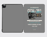 Thumbnail for CF34-3B1 design on gray ipad tablet case