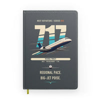 Thumbnail for Boeing 717-200 design on gray notebook