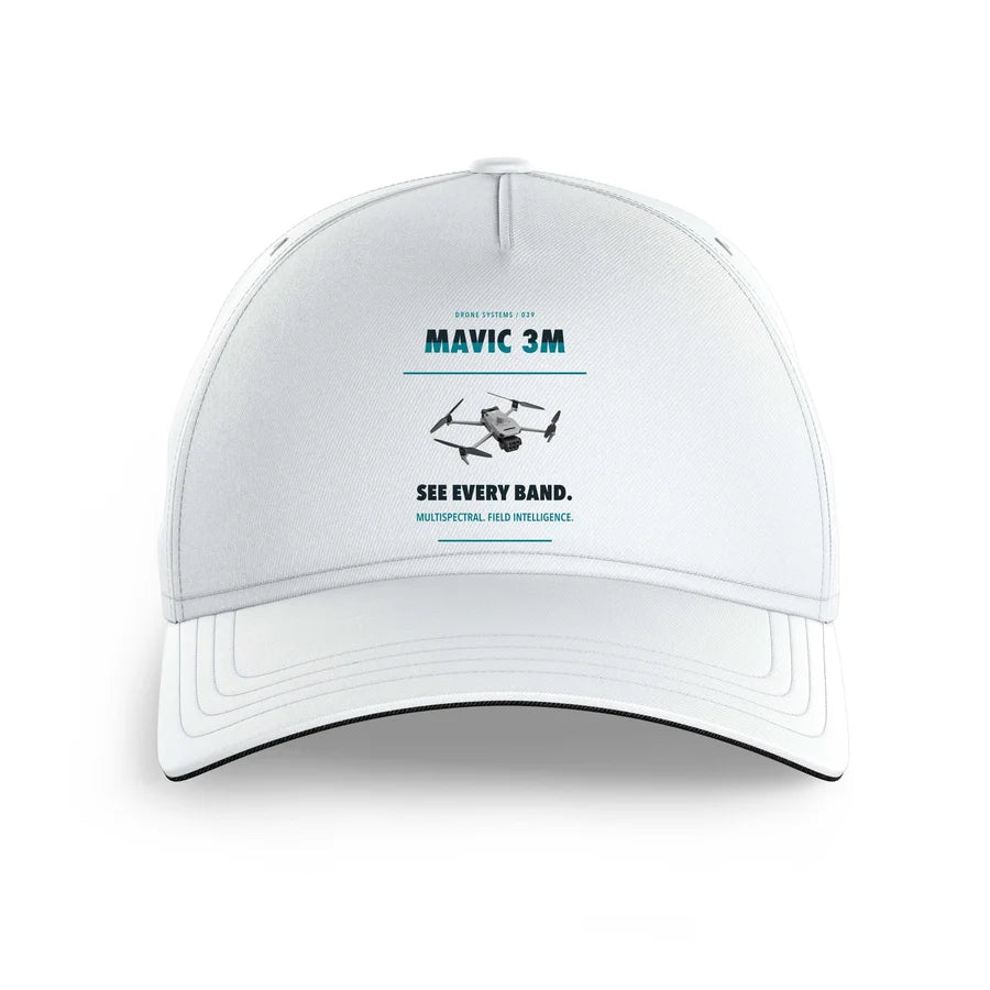 DJI Mavic 3 Multispectral design on white printed hat