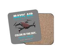 Thumbnail for DJI Mavic Air design on gray 1 piece coaster