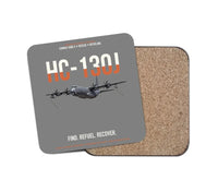 Thumbnail for HC-130J COMBAT KING II design on gray 1 piece coaster