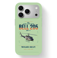 Thumbnail for Bell 205A-1++ design on light green magsafe iphone case, for iPhone 17 Pro