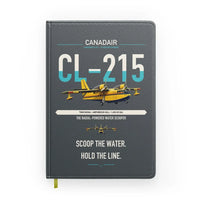 Thumbnail for Canadair CL-215 design on gray notebook