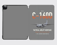 Thumbnail for Transall C-160D design on gray ipad tablet case
