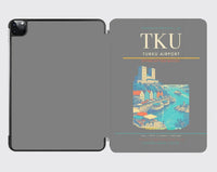 Thumbnail for Turku Airport (TKU) design on gray ipad tablet case