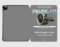Thumbnail for PW4000-112 design on gray ipad tablet case