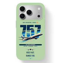 Thumbnail for Boeing 757-200 design on light green magsafe iphone case