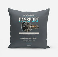 Thumbnail for PASSPORT design on gray pillow