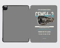 Thumbnail for CFM56-3 design on gray ipad tablet case