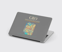 Thumbnail for Girona–Costa Brava Airport (GRO) design on gray MacBook case