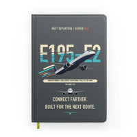 Thumbnail for Embraer E195-E2 design on gray notebook