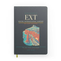 Thumbnail for Exeter International Airport (EXT) design on gray notebook
