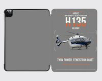 Thumbnail for Airbus H135 design on gray ipad tablet case
