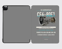 Thumbnail for CF6-80E1 design on gray ipad tablet case