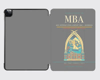Thumbnail for Moi International Airport (MBA) design on gray ipad tablet case