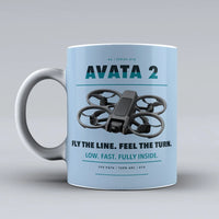 Thumbnail for Avata 2 Mug design on light blue dji
