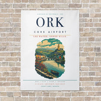 Thumbnail for Cork Airport ORK vertical canvas print - no frame - white background