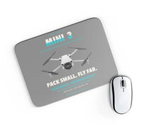 Thumbnail for DJI Mini 3 design on gray rectangle mouse pad