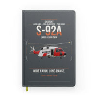 Thumbnail for Sikorsky S-92A design on gray notebook