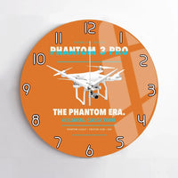 Thumbnail for DJI Phantom 3 Professional design on orange no frame wall clock